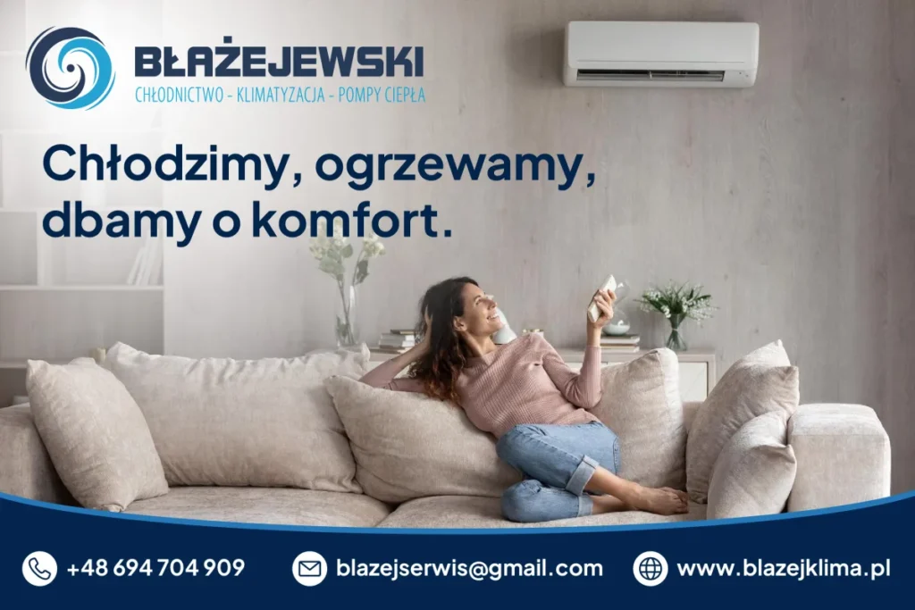 Zanim kupisz klimatyzację lub pompę ciepła: na co zwrócić uwagę? Błażejewski